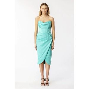 Bardot Jamila Gathered Corset Dress